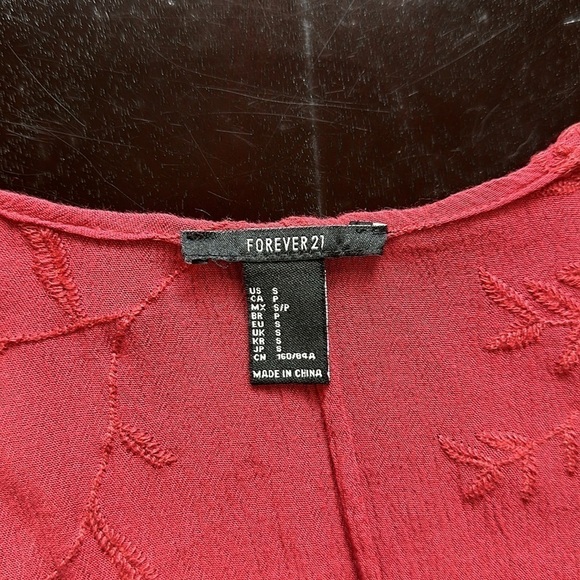 Long kimono with embroidered detail SZ S - Picture 4 of 6